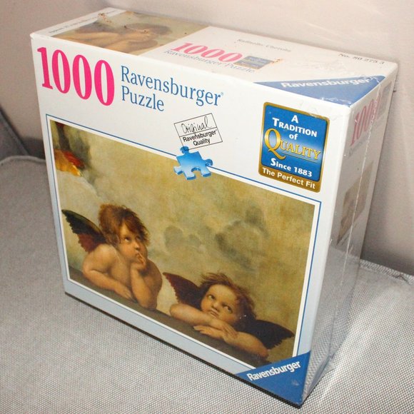 3/$28❤️sealed vintage Raffaello: Cherubs Ravensburger puzzle No.802753 Germany - Picture 2 of 4
